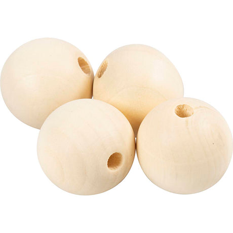 Https: www.cchobby.nl perlina-di-legno-d-30-mm-dimensione-foro-5-mm-4-pezzi-1-scatola