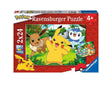 Puzzle Ravensburger - Pikachu e i suoi amici, 2x24 pezzi.