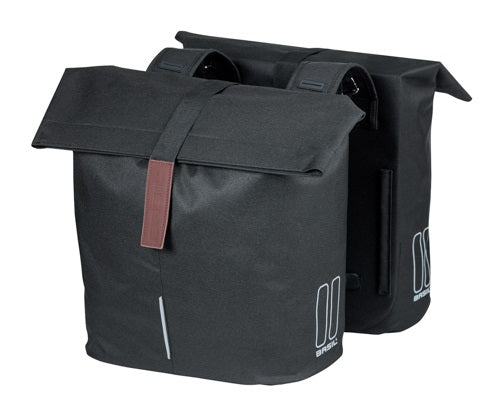 Basil City Double Bicycle Borse Mik Black