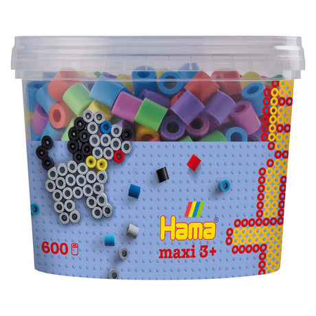 Hama Iron Beads Maxi in Bak - Pastelmix (050), 600st.