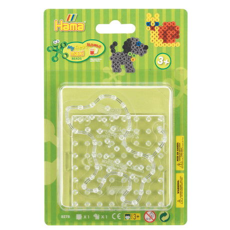 Placche da stiro Hama maxi perline cane quadrato