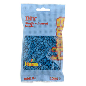 Perline termoadesive Hama midi - blu petrolio (83), 1000 pz.
