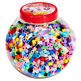 Set maxi perline termoadesive Hama in vasetto mix pastello, 2000 pz.