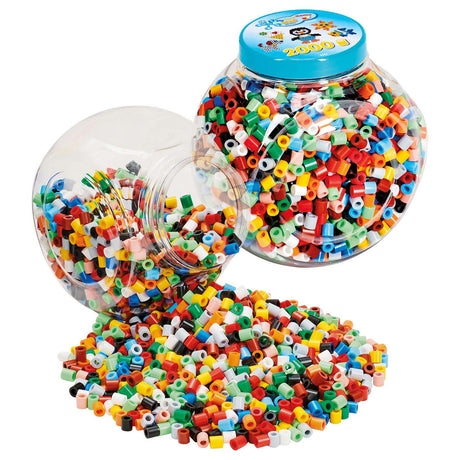 Set maxi perline termoadesive Hama - Vaso per perline creative da 2000 pezzi.
