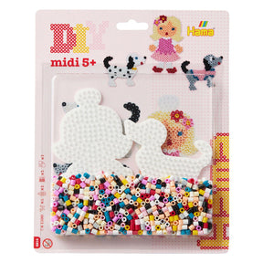 Set di perline da stiro Hama per cani, 1100 pezzi – Set di giocattoli creativi.