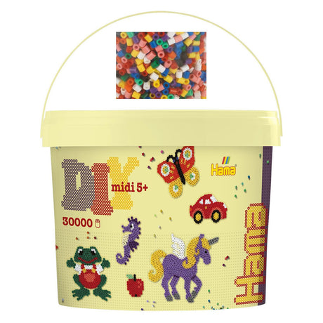 Perline da stiro Hama secchio midi 30000 pezzi