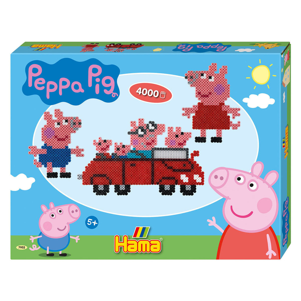 HAMA IRRONING BEAD SET GOTONE PASSA PACCA PAG, 4000ST.