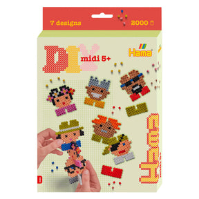 Set perline termoadesive Hama midi - pixel 8, 2000 pz.