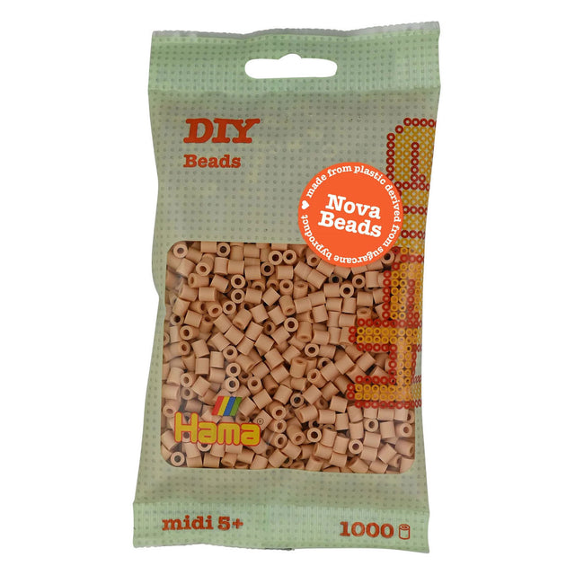 Perline termoadesive Hama midi bio - beige (027), 1000 pz.
