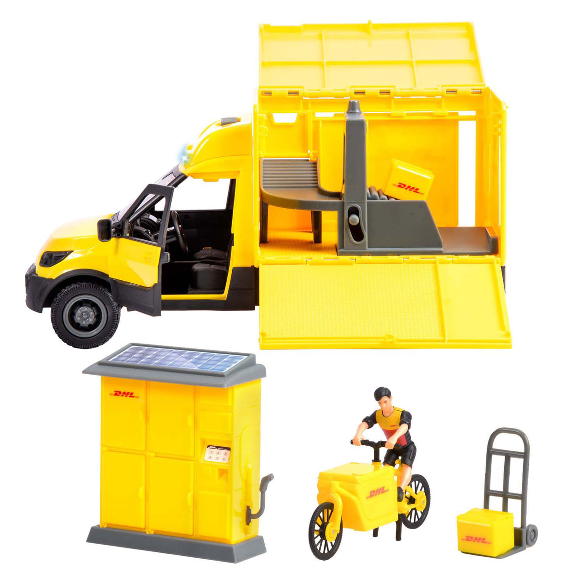 Set di veicoli per pacchi Dickie DHL