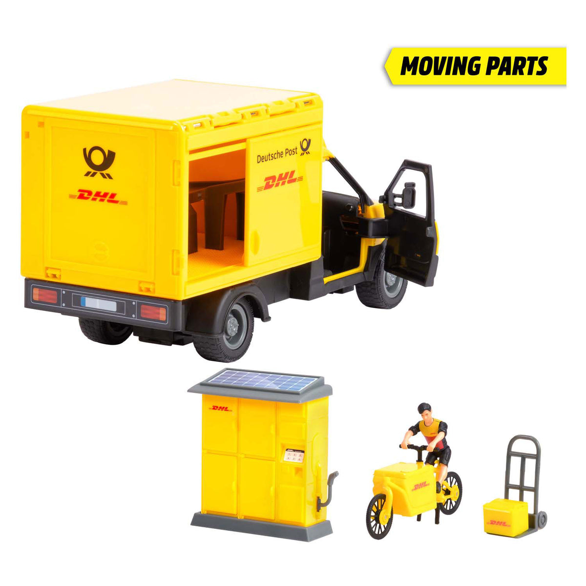 Set di veicoli per pacchi Dickie DHL