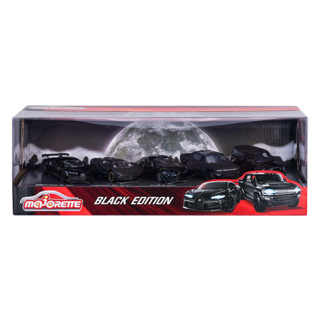 Veicoli pressofusi Simba majorette black edition, 5 pz.