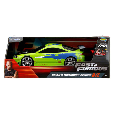 Jada Toys - Auto RC Fast Furious 1995 Mitsubishi 1:16 - Veicolo in miniatura - Auto telecomandata - Auto radio