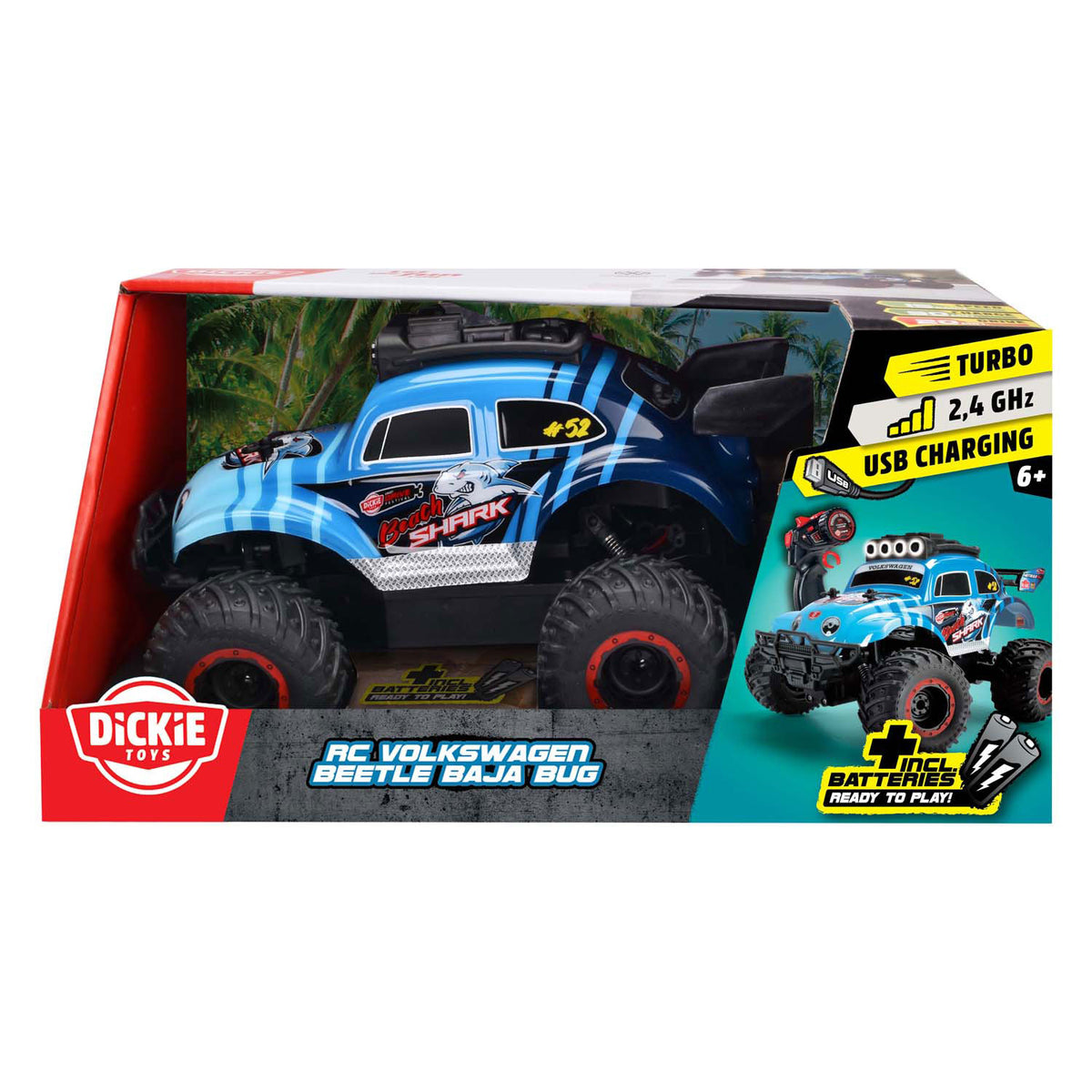 Dickie Toys - RC Volkswagen Beetle Baja Bug - Buggy - da 6 anni