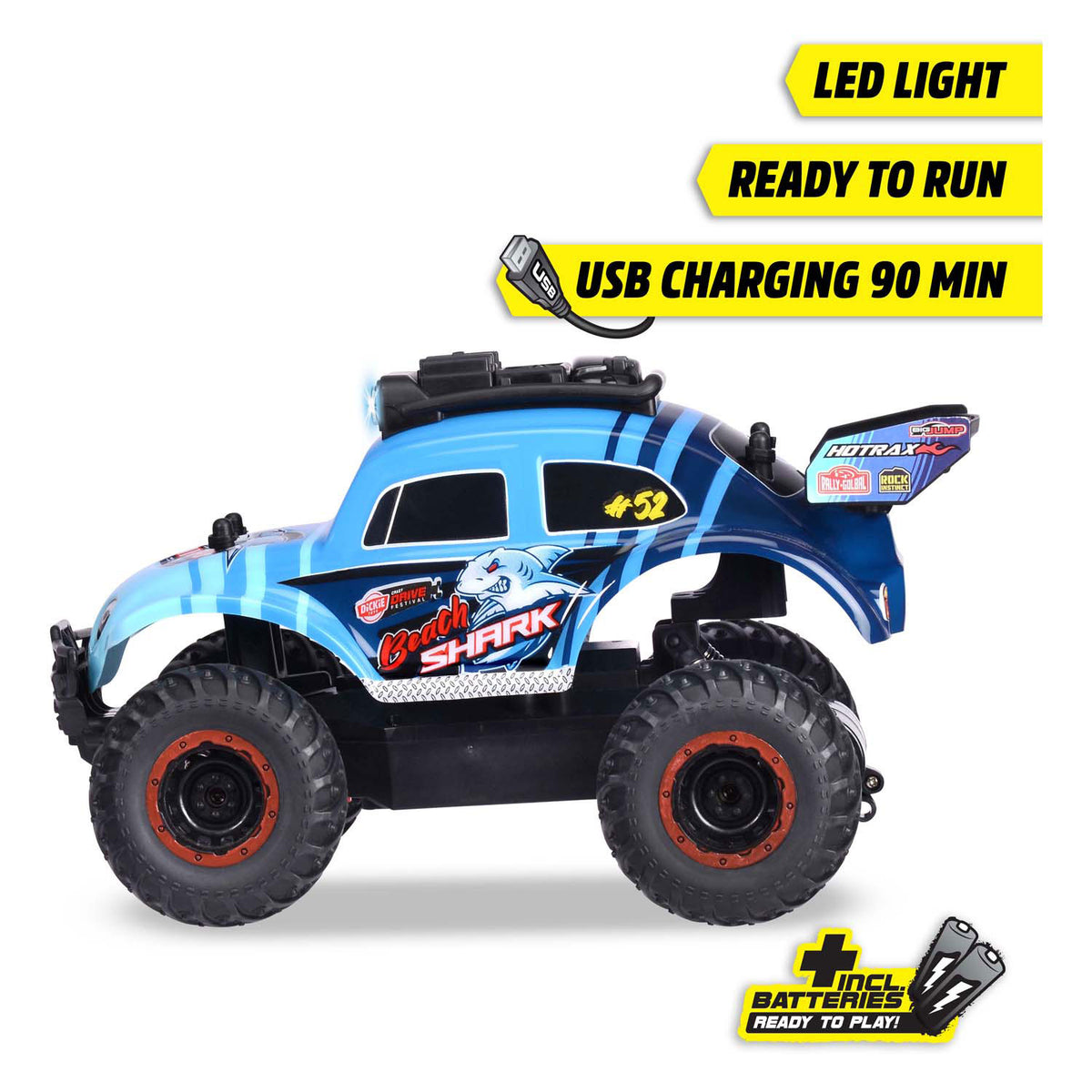 Dickie Toys - RC Volkswagen Beetle Baja Bug - Buggy - da 6 anni