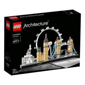 Lego Architecture Collezione London Skyline Kit di decorazione e costruzione per adulti 21034