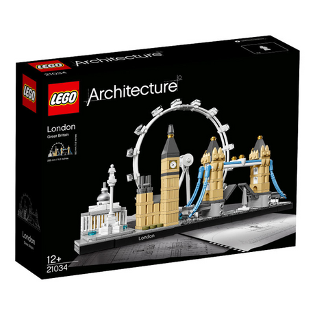 Lego Architecture Collezione London Skyline Kit di decorazione e costruzione per adulti 21034