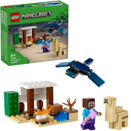 Lego minecraft 21251 steve #039; Spedizione nel deserto dei S