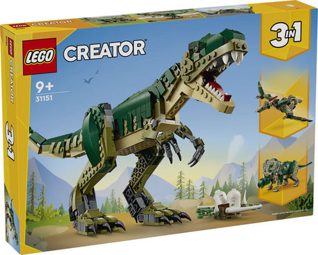 Lego Creator 3in1 t. rex, dinosauro 31151