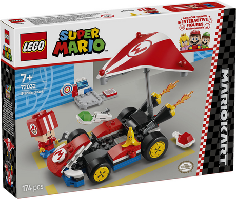 Lego super mario 72032 kart standard di mario kart