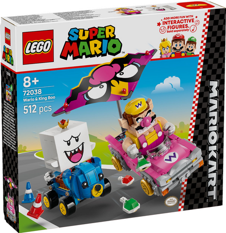 LEGO® Super Mario™: Mario Kart™ – Wario e Re Boo - 72038