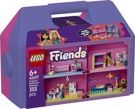 Lego Friends casa delle bambole creativa valigia casa delle bambole con bambole giocattoli per bambini 42697