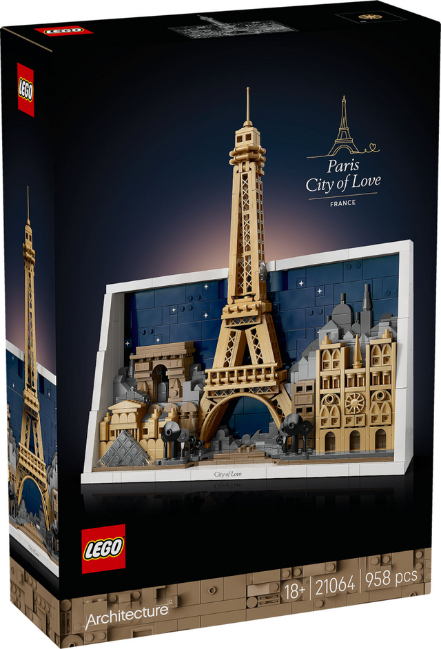 LEGO® architecture parigi – città dell'amore - 21064