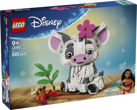 Lego ! Disney Vaiana Pua animali costruibili, giocattoli per bambini e decorazioni 43292