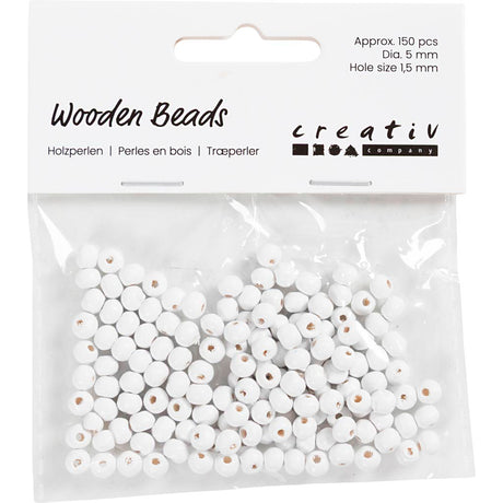 Https: www.cchobby.nl perline-di-legno-d-5-mm-misura-foro-1-5-mm-circa-150-pezzi-bianco-6-gr-1-scatola