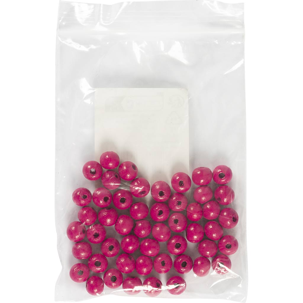 Https: www.cchobby.nl perline-di-legno-d-8-mm-misura-foro-2-mm-rosa-50-pezzi-1-scatola