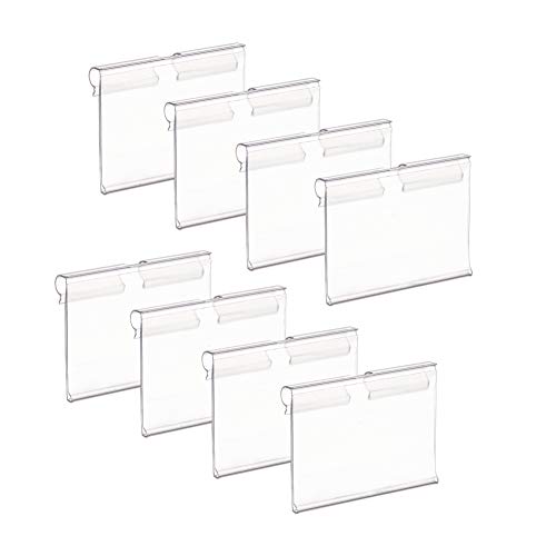 Scudo portaprezzo in plastica trasparente, 52xh26mm