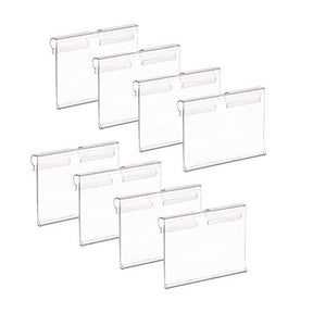 Scudo portaprezzo in plastica trasparente, 52xh26mm