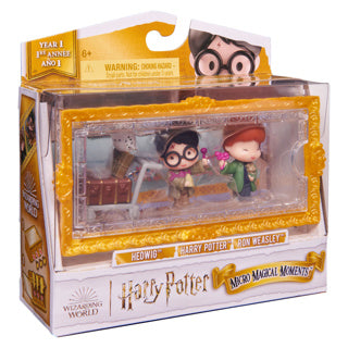 Micromomenti magici del mondo magico Harry, Ron Hedwig | 2 pezzi