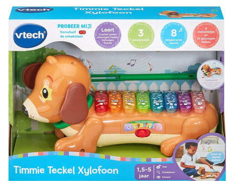 Xilofono Vtech Timmie Dachshund con luce e suono