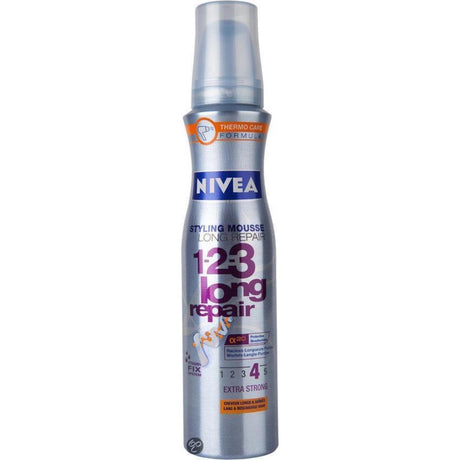 Nivea styling mousse 1-2-3 riparazione lunga 4 150ml