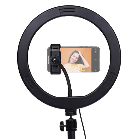 Set vlog LED Studioking sk-k190 con lampada ad anello e supporto per microfono