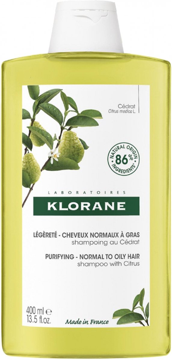 4162 shampoo klorane cidra biologico 400 ml