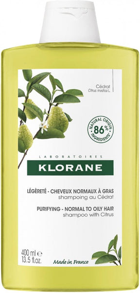 4162 shampoo klorane cidra biologico 400 ml