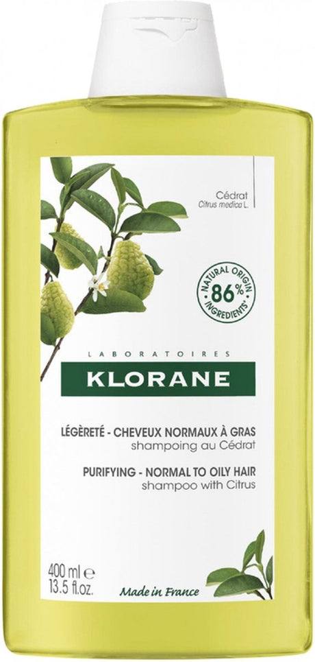 4162 shampoo klorane cidra biologico 400 ml