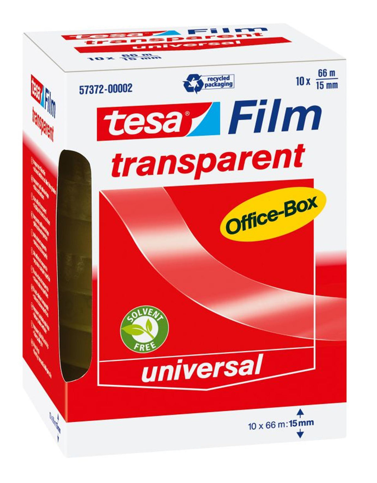 Nastro adesivo Tesa 66x15 scatola da 10 rotoli