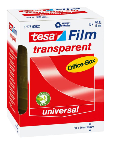 Nastro adesivo Tesa 66x15 scatola da 10 rotoli