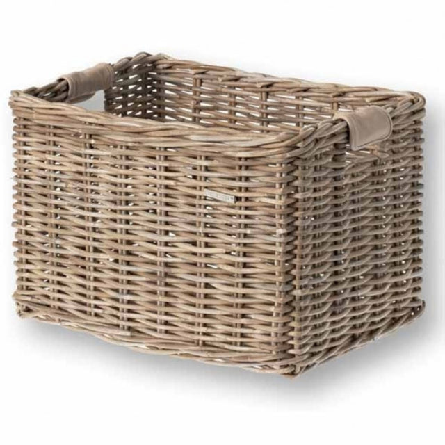 Cestino per biciclette di basilico grande grigio