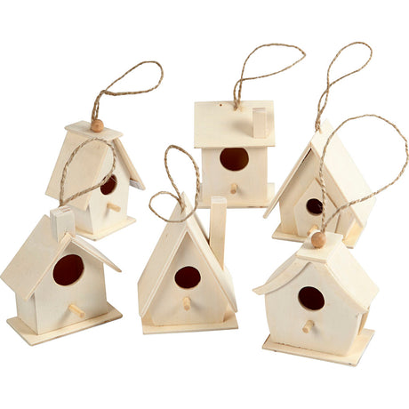 Azienda creativa https: www.cchobby.nl casetta-per-uccelli-h-7-cm-6-pezzi-1-scatola