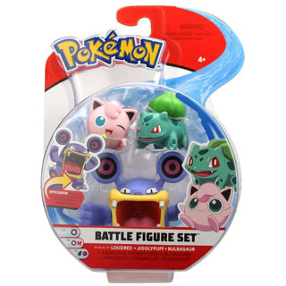 Set di personaggi Pokemon Pokemon Battle, confezione da 3 asst