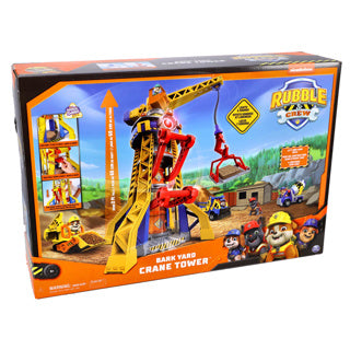 Rubble Crew - set da gioco con gru da cortile con figura di macerie - giocattoli di pattuglia delle zampe