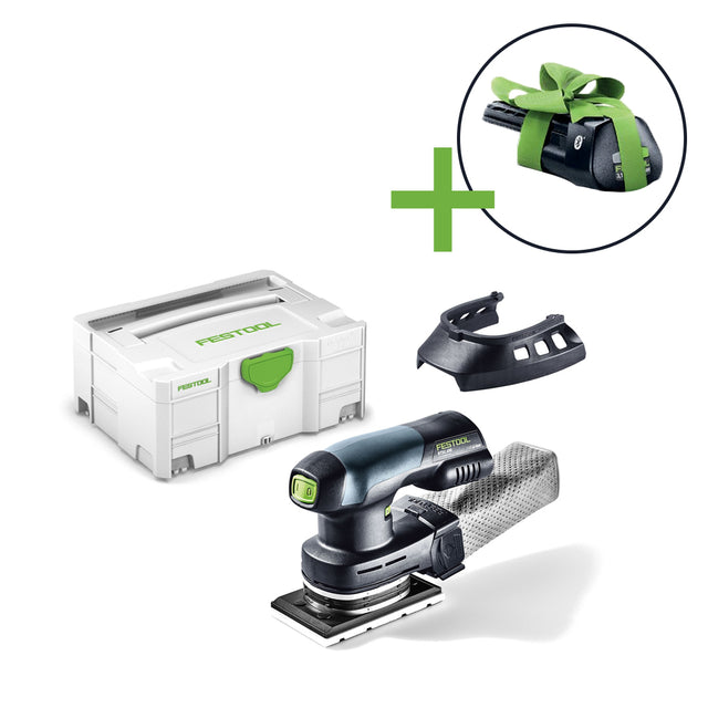 Levigatrice orbitale a batteria Festool RTSC 400 li-basic | + batteria da 3,0 Ah 577028