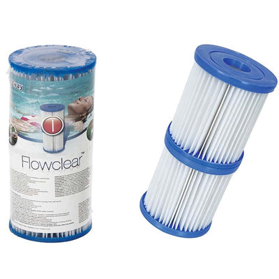 Cartuccia filtrante Bestway Flowclear tipo I, confezione da due
