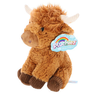 Peluche highlander scozzese di peluche 28 cm | 3 pezzi