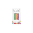 Candeline magiche Globos 0,5x6 cm 10 pezzi su cartoncino