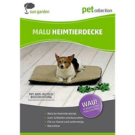 Tappeto per cani Sun Garden Malu 120x80x5 cm beige